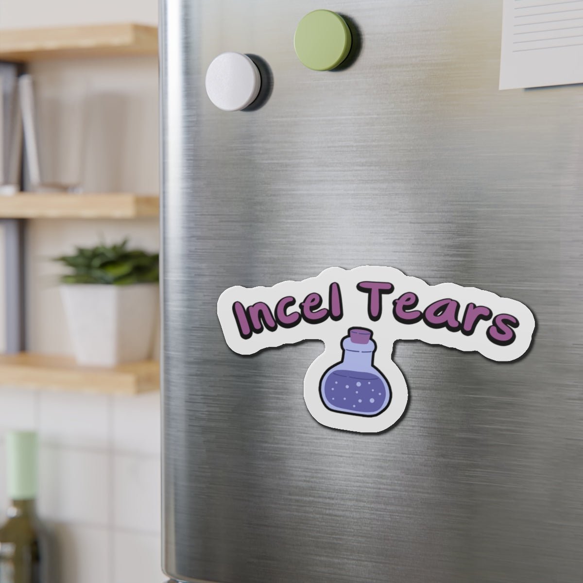 Incel Tears Die-Cut Magnets