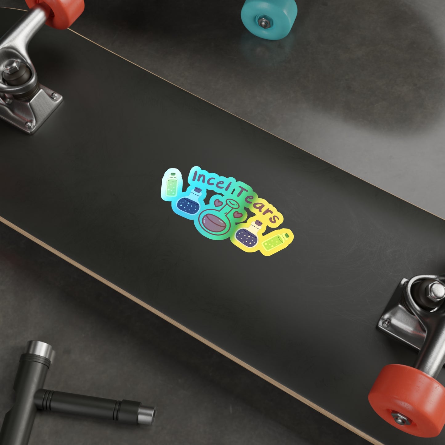 Incel Tears Holographic Die-cut Stickers