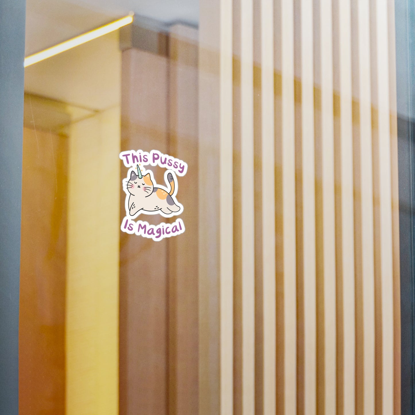 Magic Cat Kiss-Cut Vinyl Decals