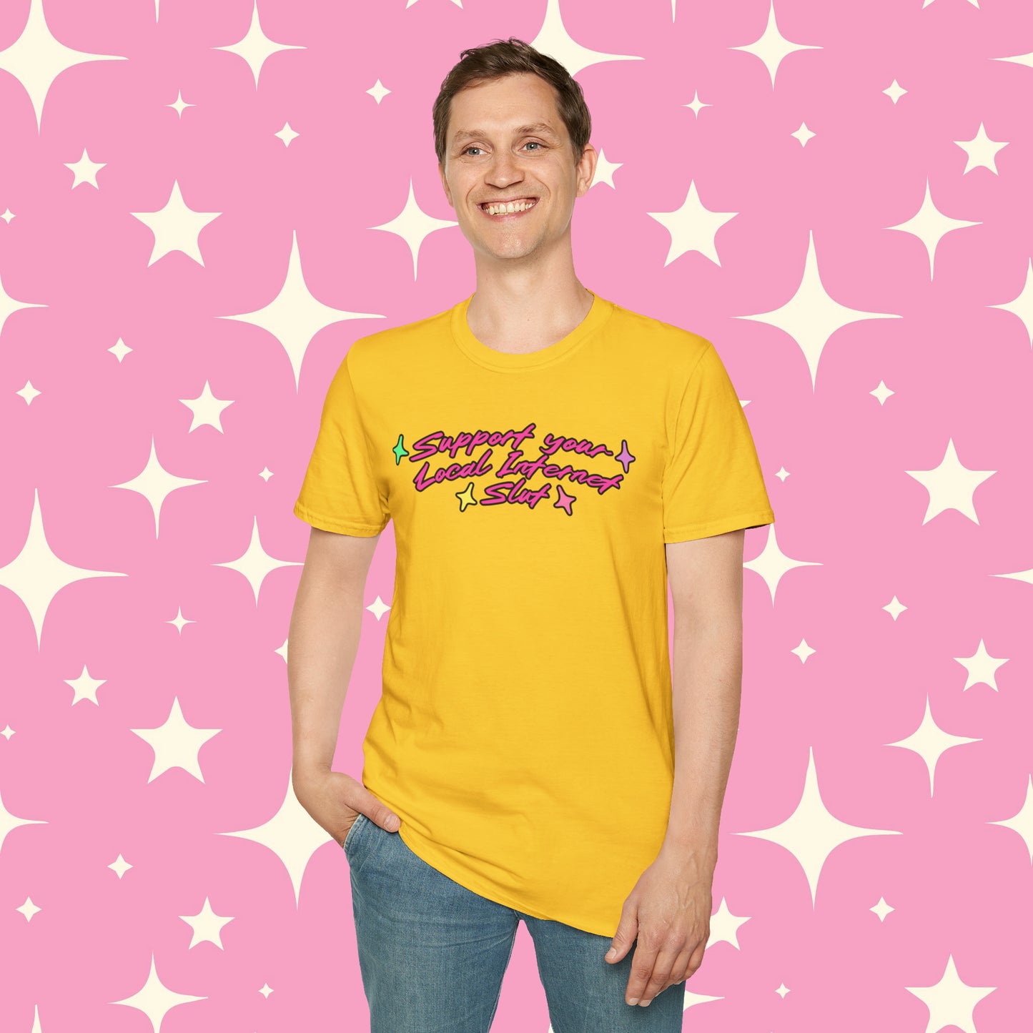 Support Your Local Internet Slut Unisex Softstyle T-Shirt