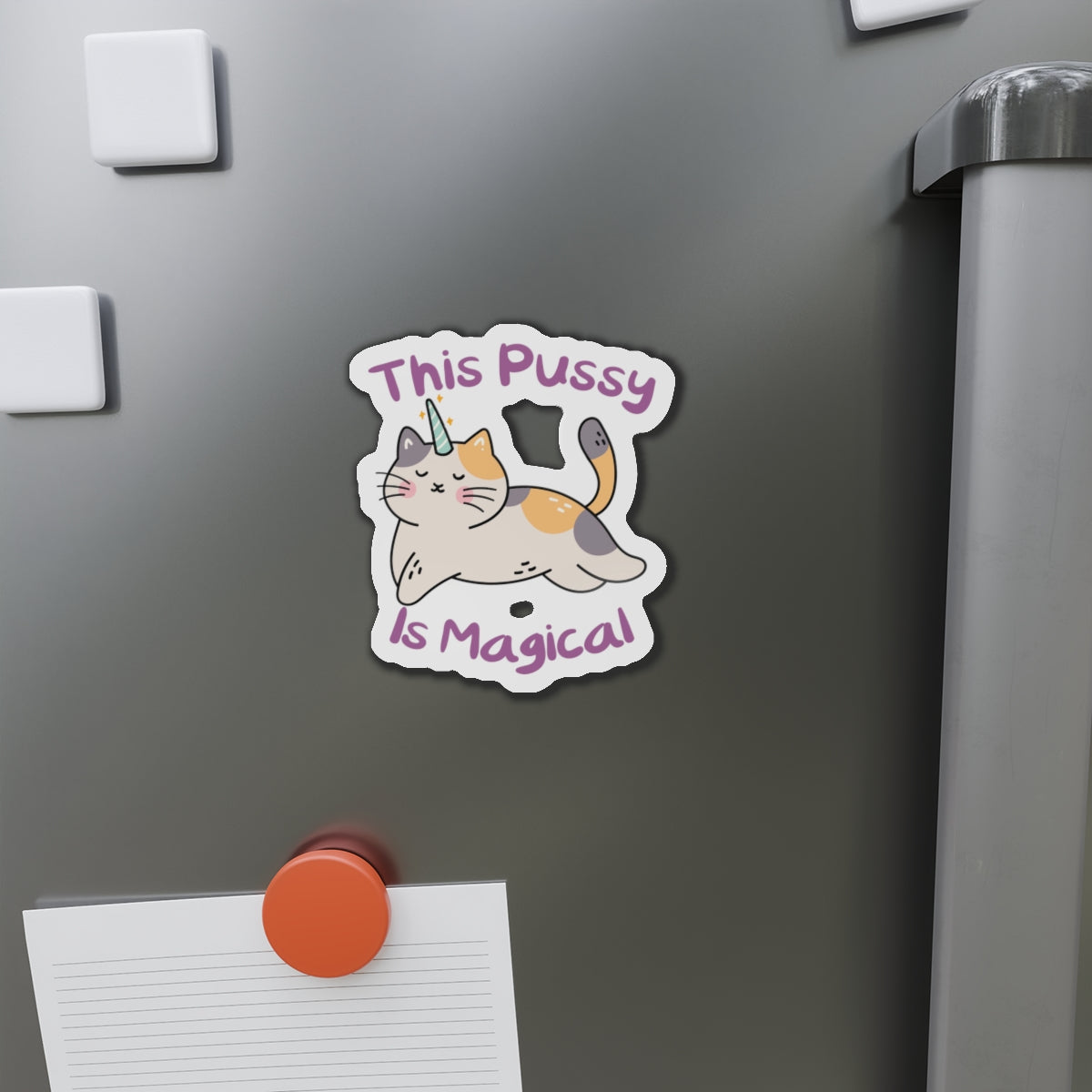 Magic Cat Die-Cut Magnets