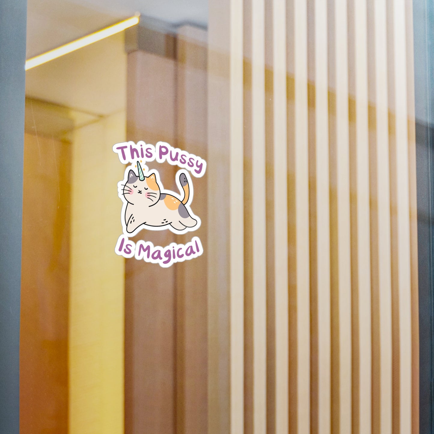 Magic Cat Kiss-Cut Vinyl Decals