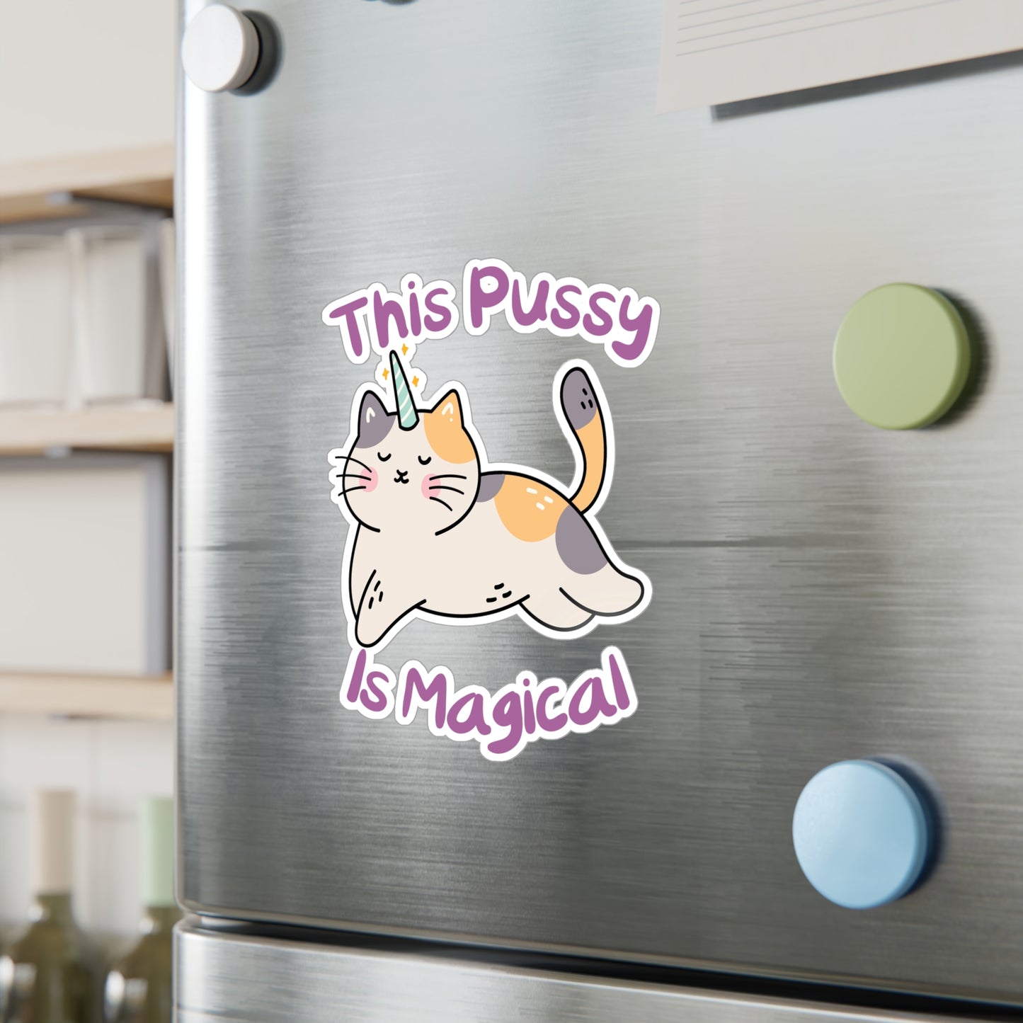 Magic Cat Kiss-Cut Vinyl Decals