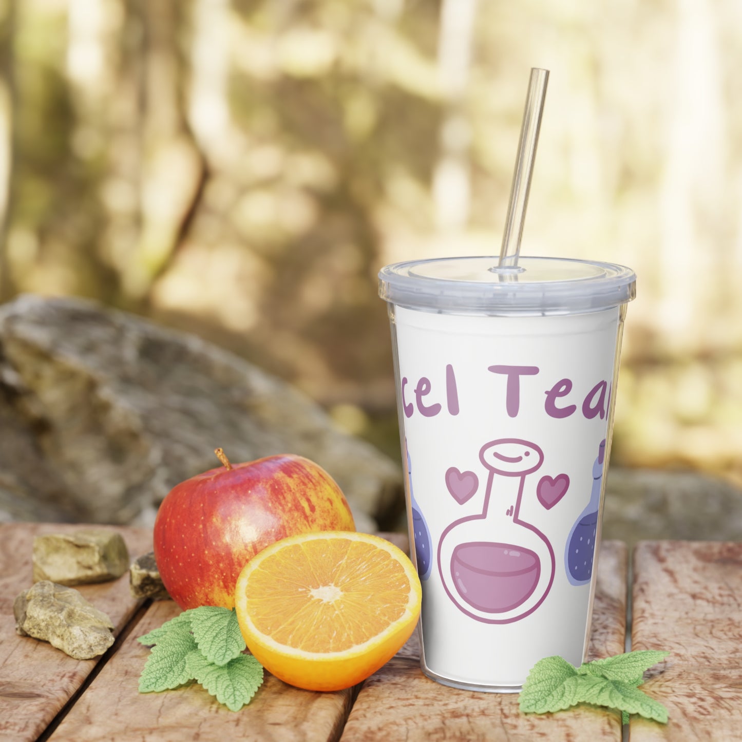 Incel Tears Plastic Tumbler with Straw