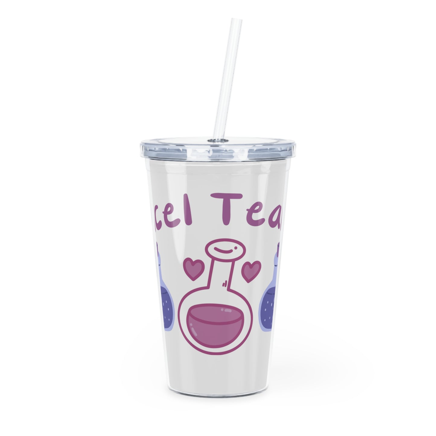 Incel Tears Plastic Tumbler with Straw