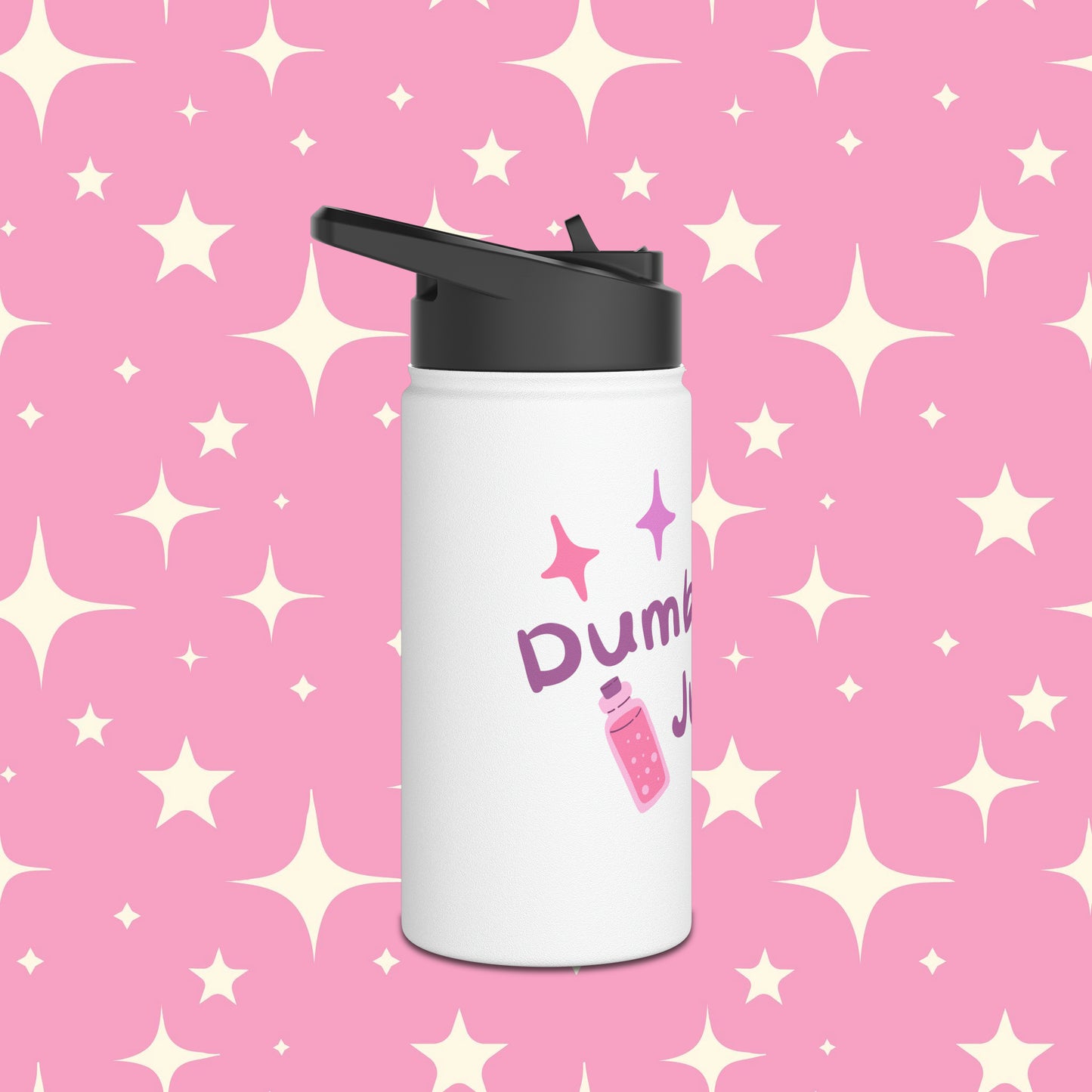 Dumb Bitch Juice Stainless Steel Water Bottle with Standard Lid