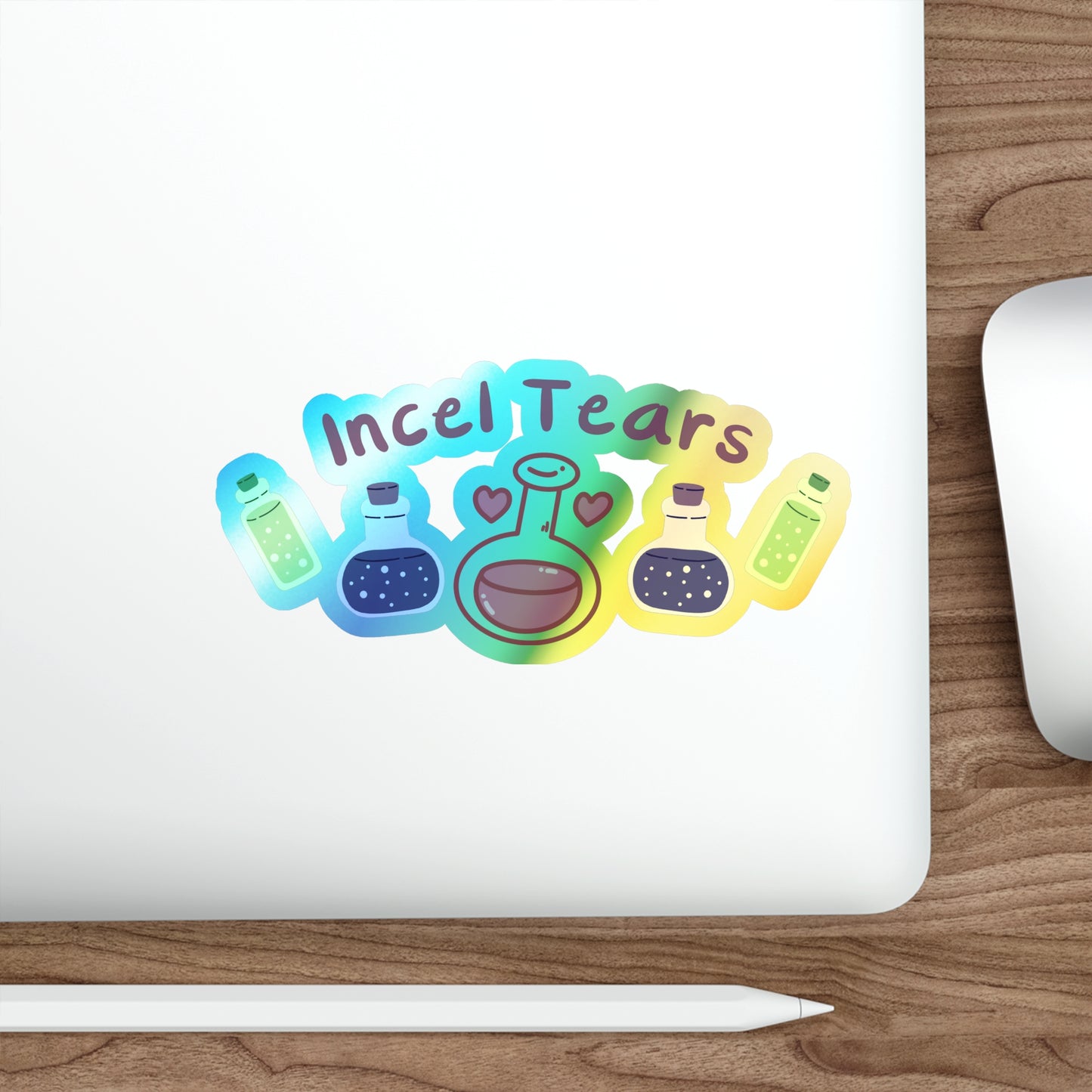 Incel Tears Holographic Die-cut Stickers