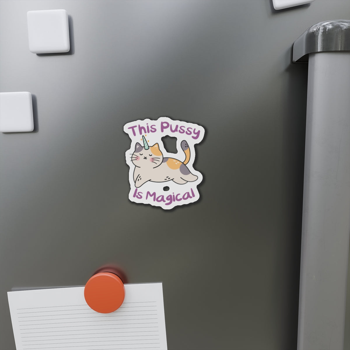Magic Cat Die-Cut Magnets