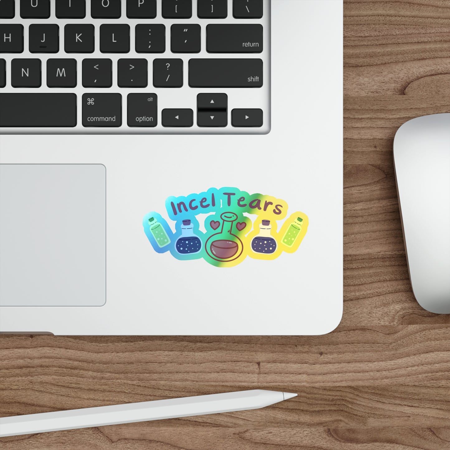 Incel Tears Holographic Die-cut Stickers