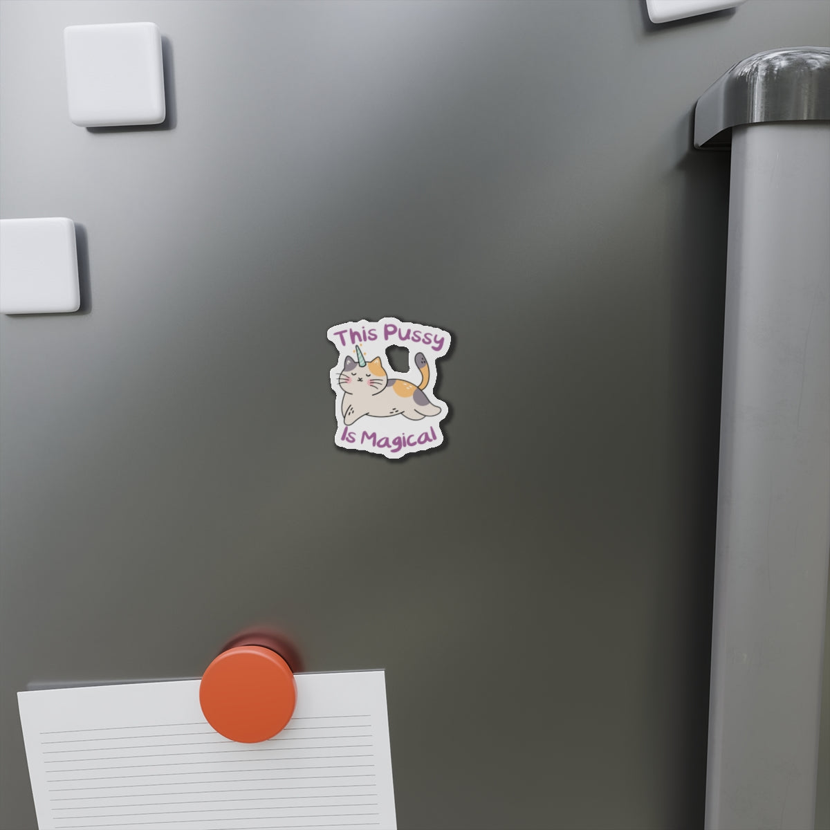 Magic Cat Die-Cut Magnets