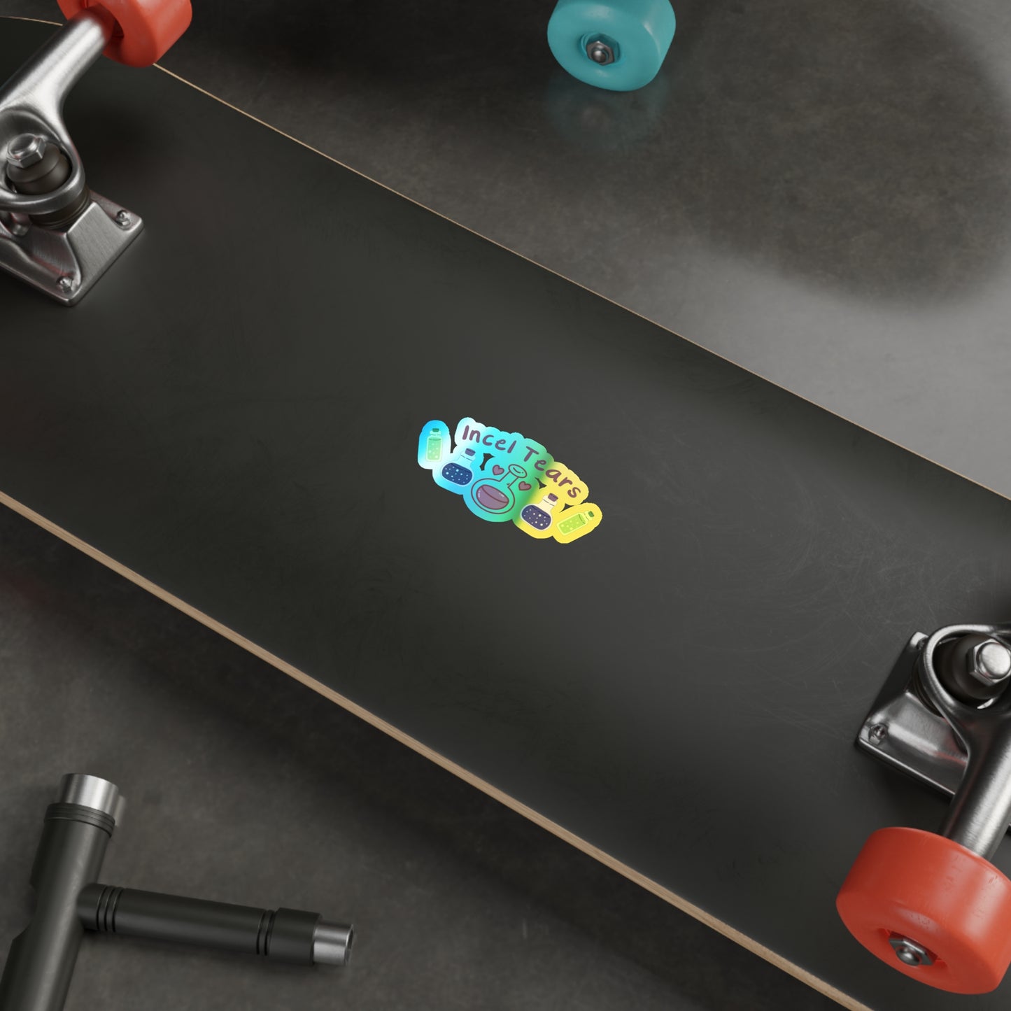 Incel Tears Holographic Die-cut Stickers