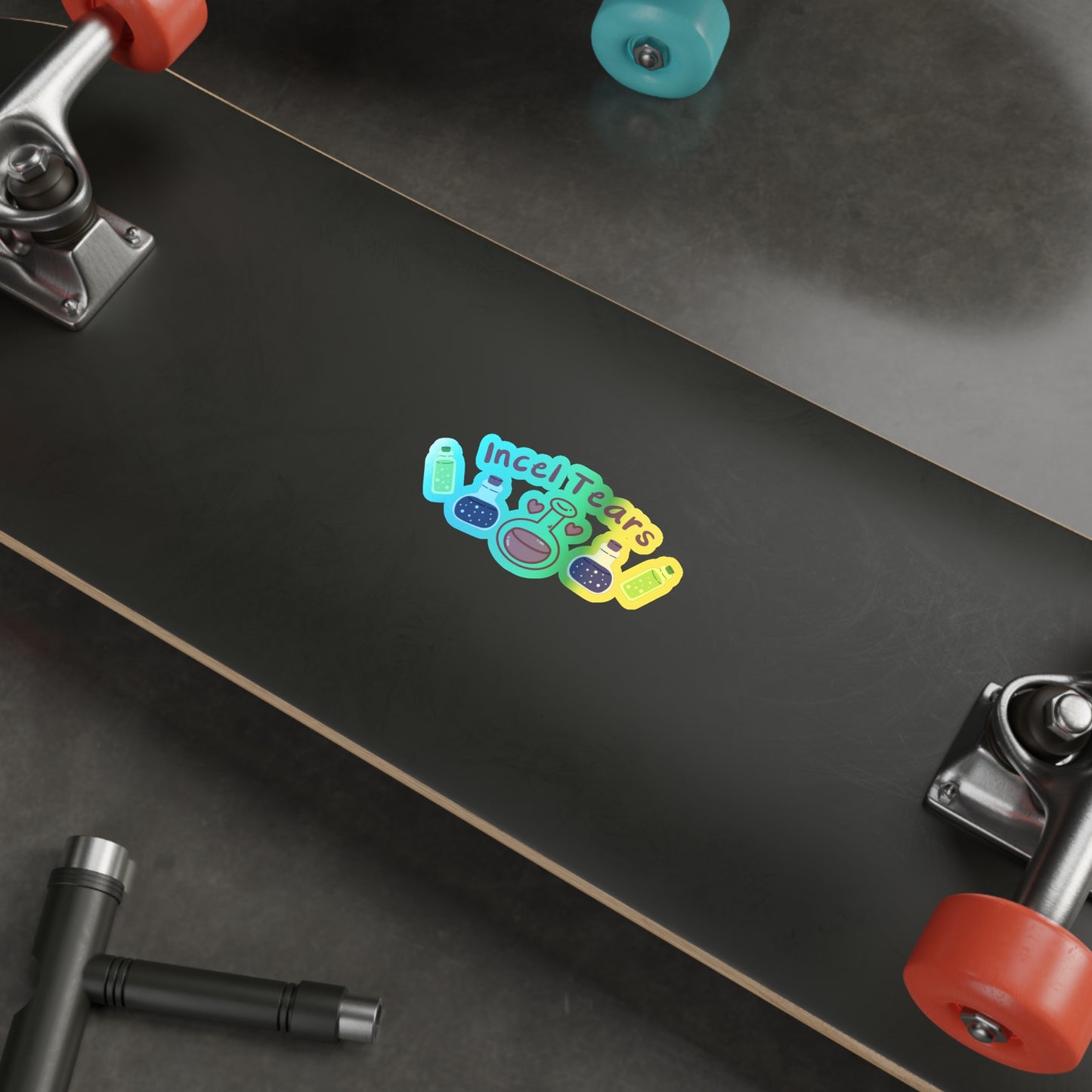 Incel Tears Holographic Die-cut Stickers