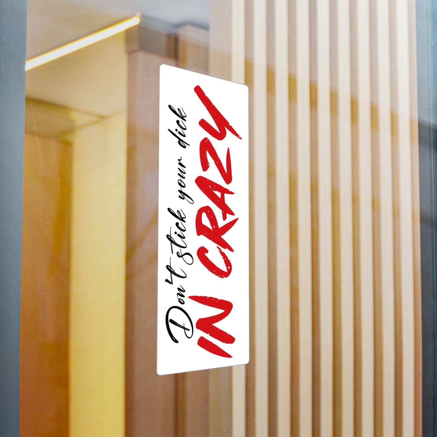 The Ultimate Warning Kiss-Cut Vinyl Decals