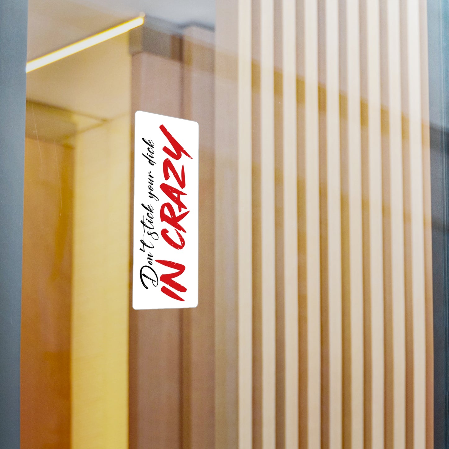 The Ultimate Warning Kiss-Cut Vinyl Decals