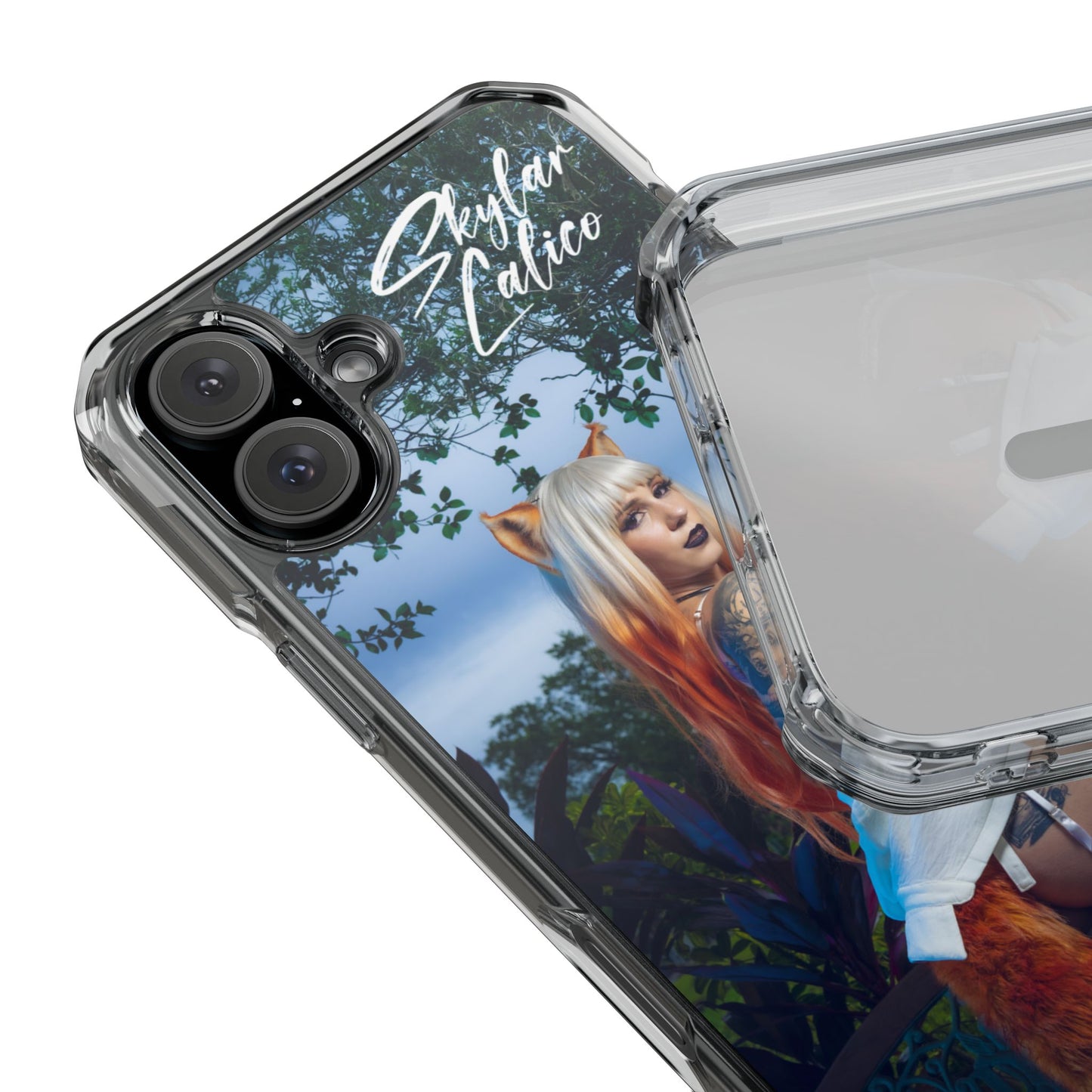 White Fox MagSafe iPhone Case