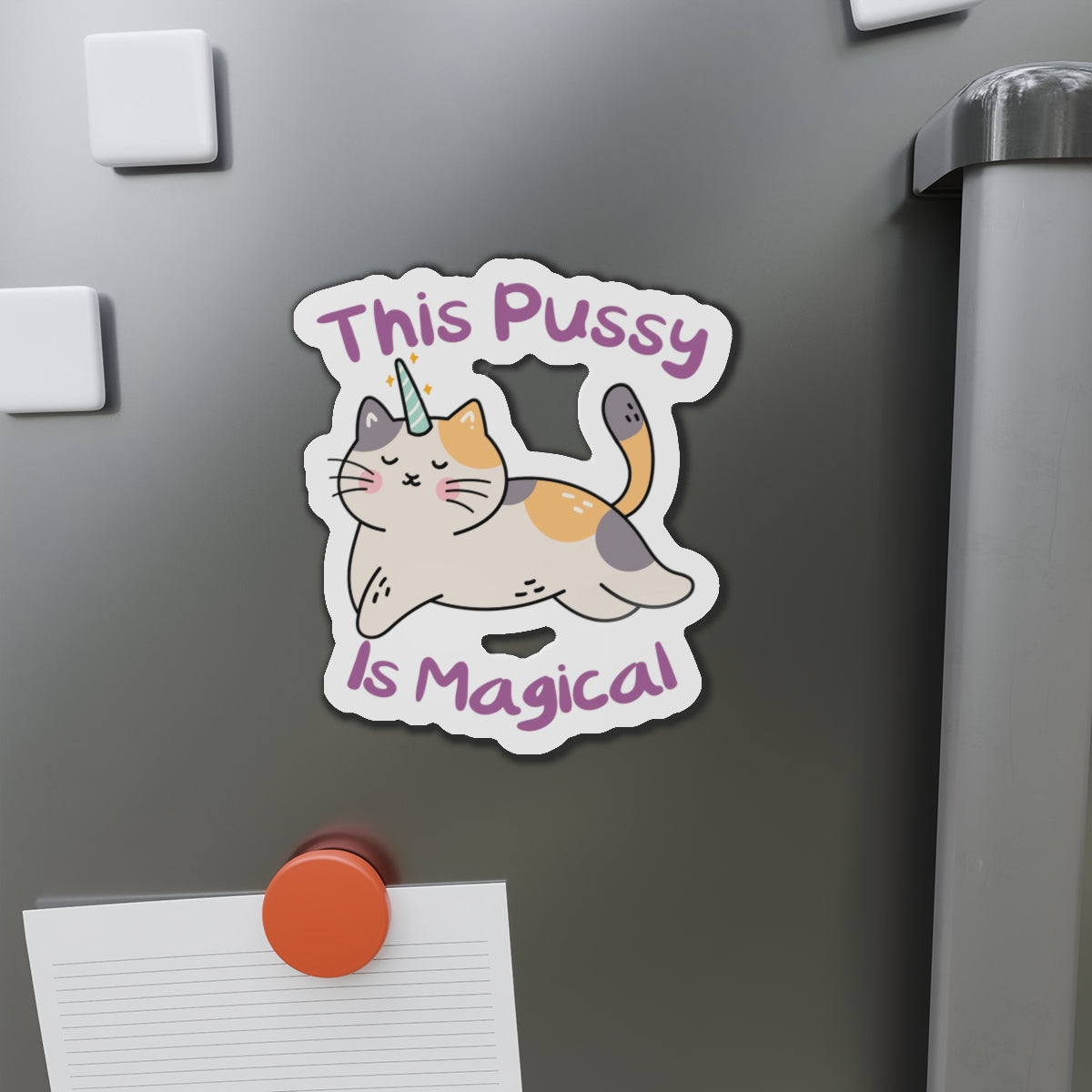 Magic Cat Die-Cut Magnets