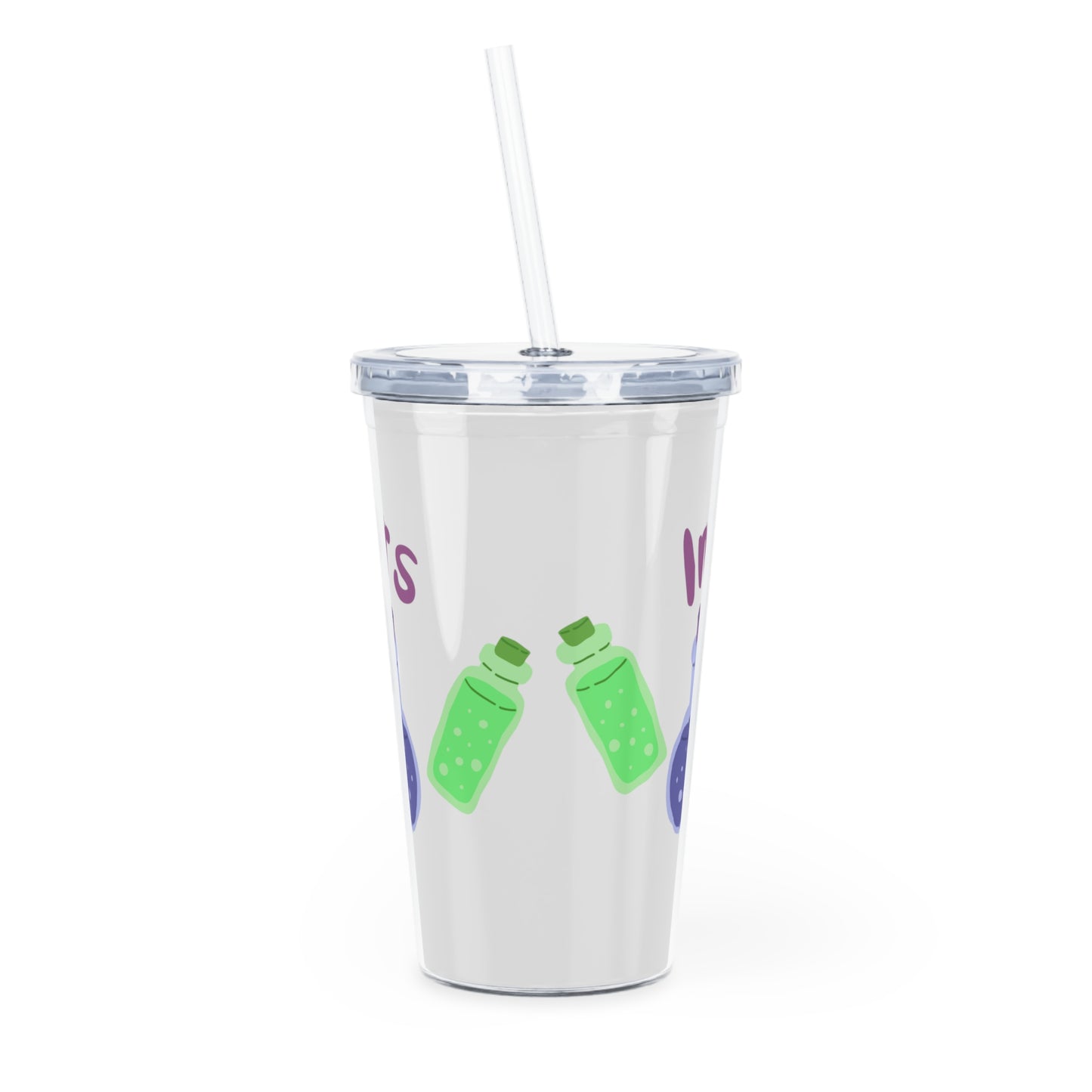 Incel Tears Plastic Tumbler with Straw