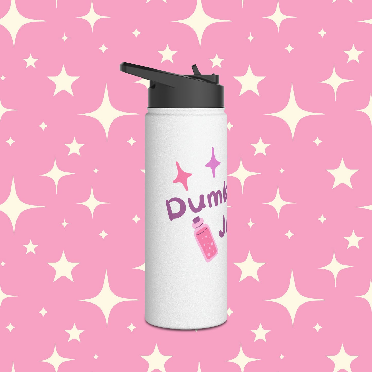 Dumb Bitch Juice Stainless Steel Water Bottle with Standard Lid