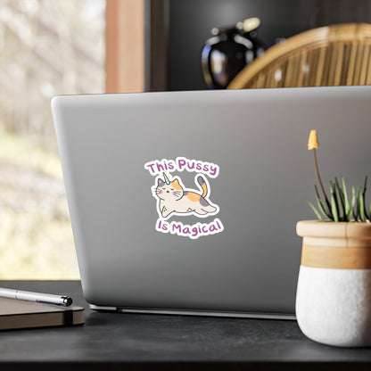 Magic Cat Kiss-Cut Vinyl Decals