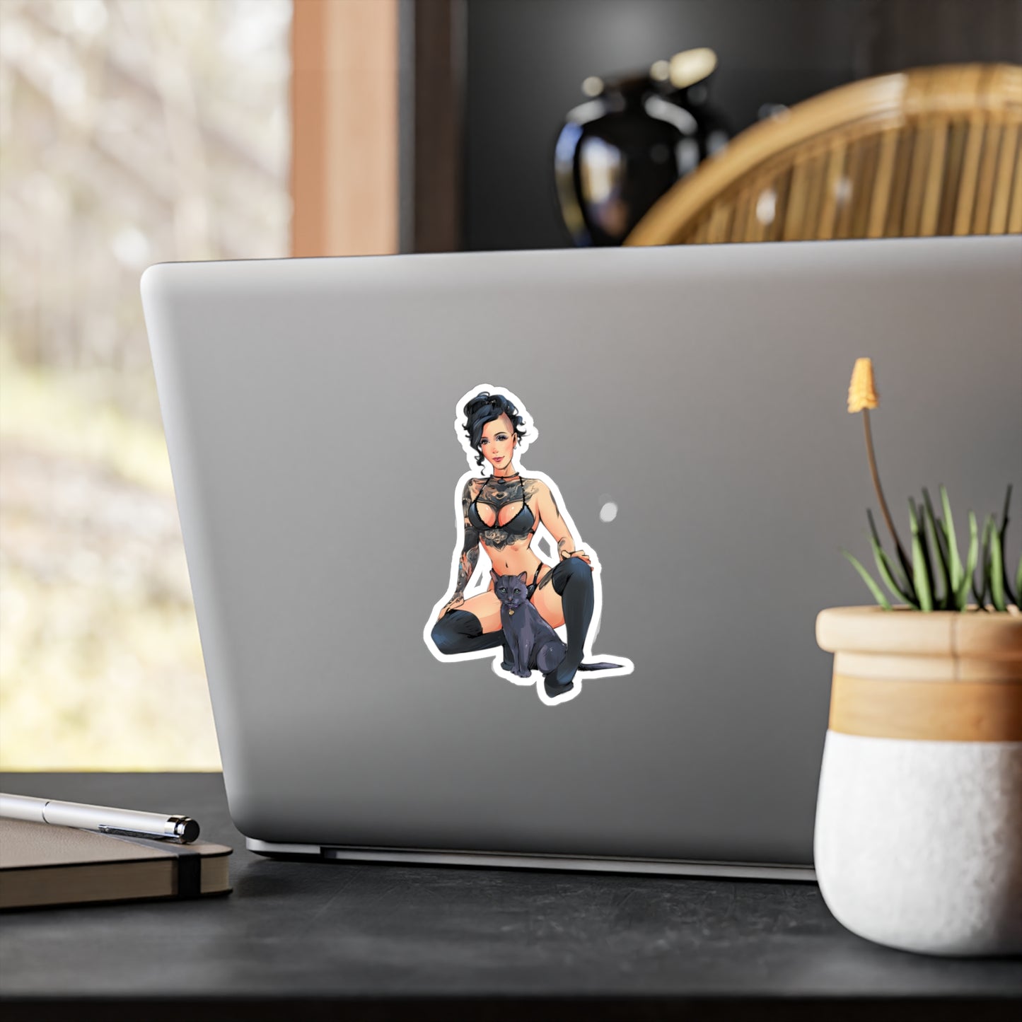 Mimi and Skylar Kiss-Cut Vinyl Sticker