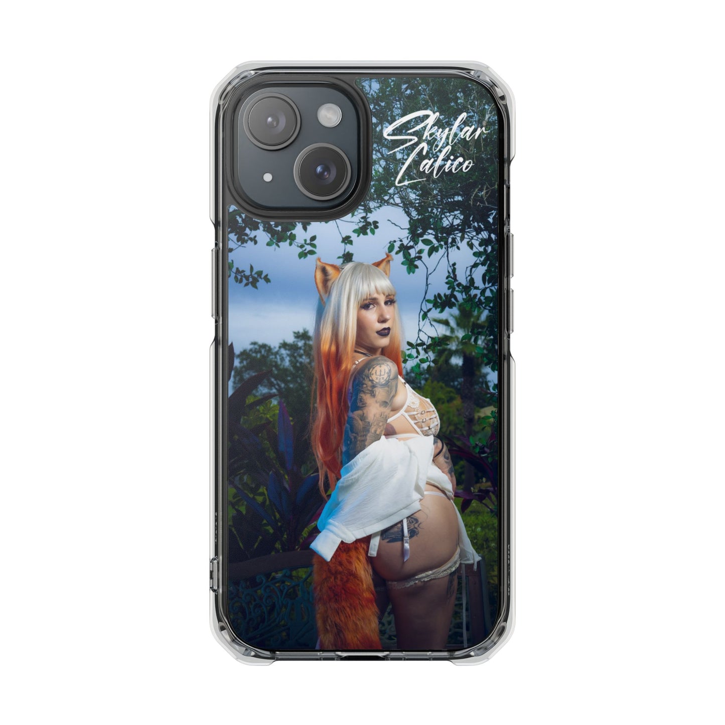 White Fox MagSafe iPhone Case