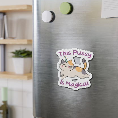 Magic Cat Die-Cut Magnets