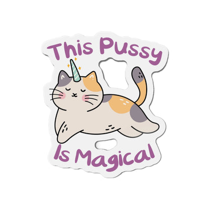Magic Cat Die-Cut Magnets
