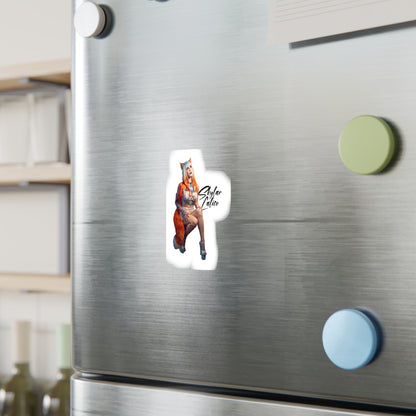 White Fox Vinyl stickers