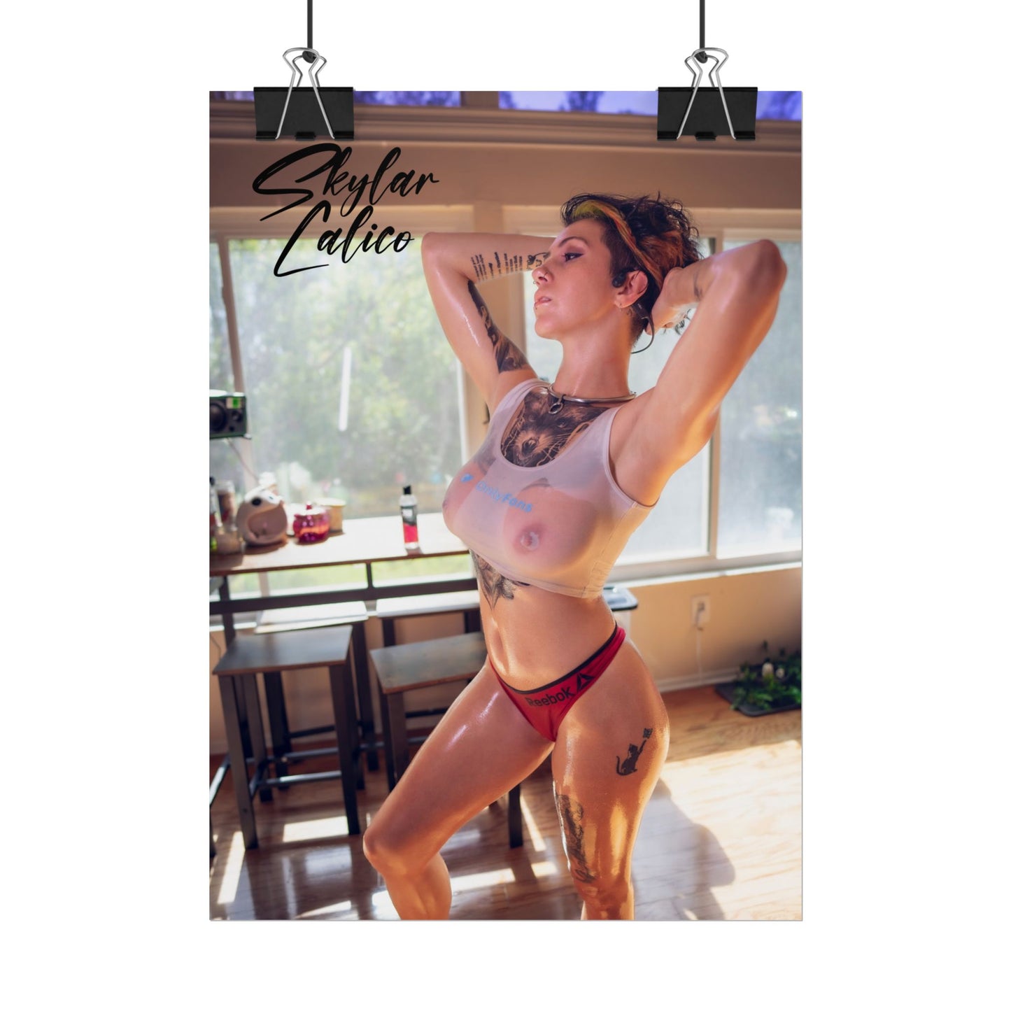 Wet Tee shirt Rolled Posters