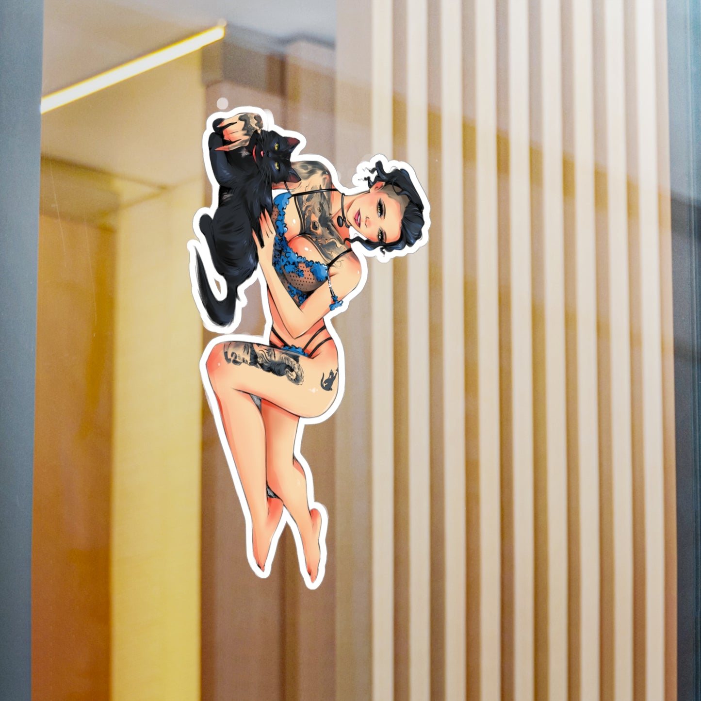 Inkblot and Skylar Kiss-Cut Vinyl Sticker