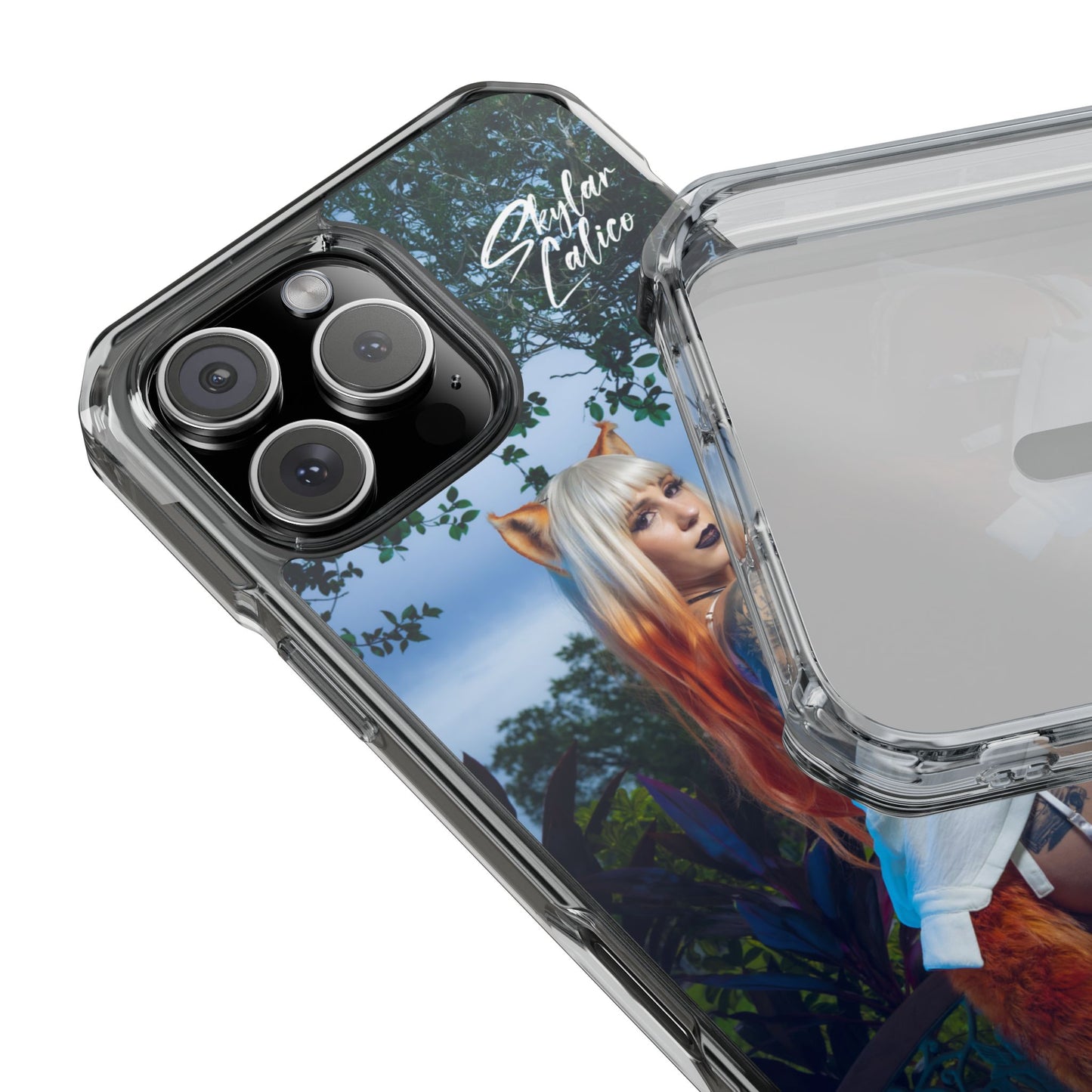 White Fox MagSafe iPhone Case