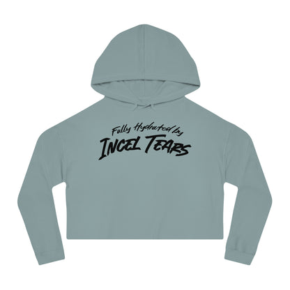Incel Tears Cropped Hooded Sweatshirt
