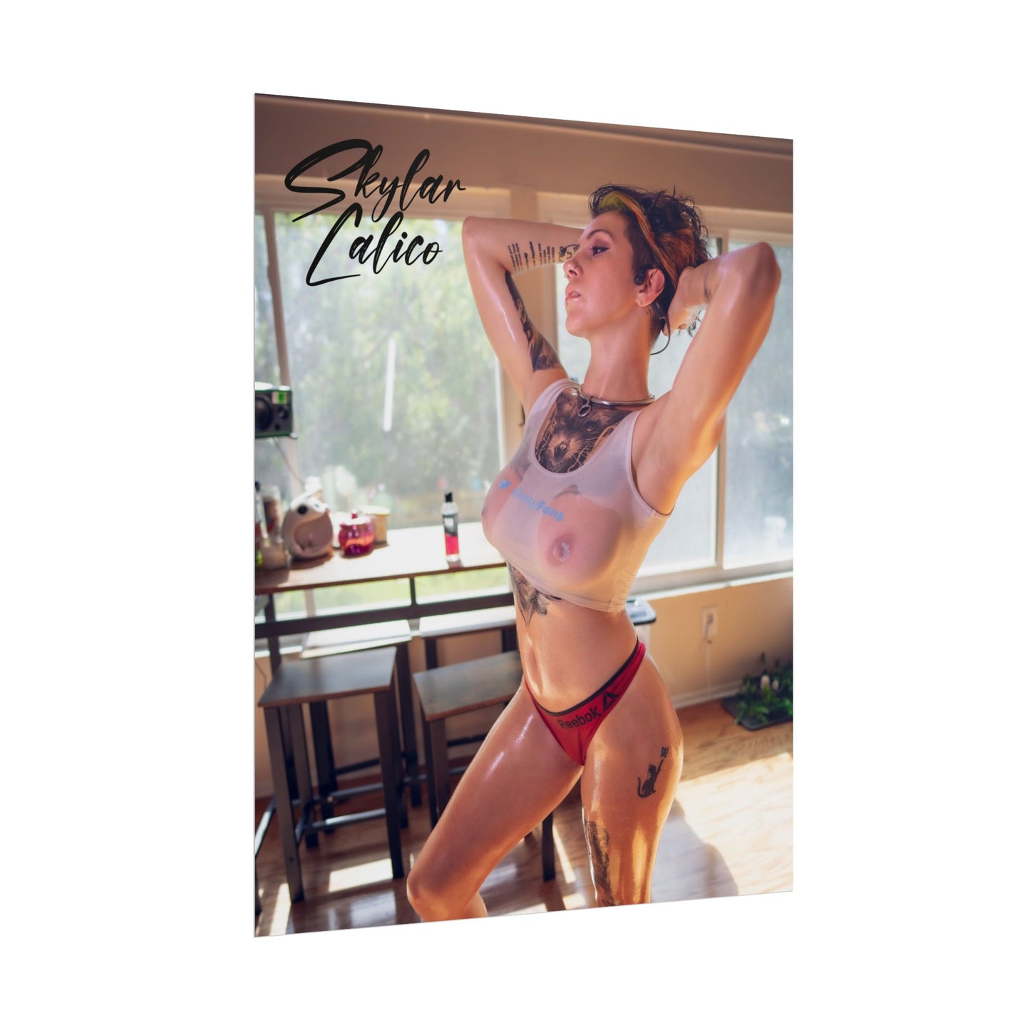 Wet Tee shirt Rolled Posters