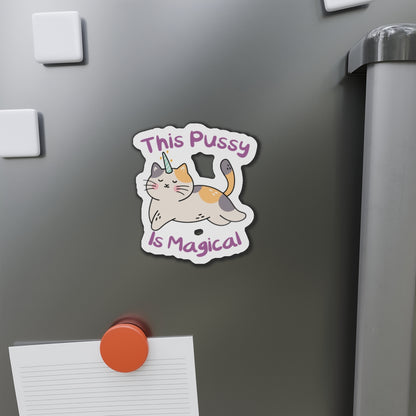 Magic Cat Die-Cut Magnets
