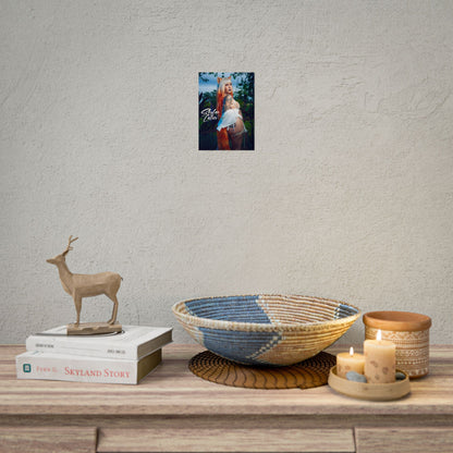 White Fox Vertical Posters