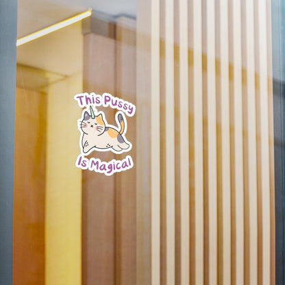 Magic Cat Kiss-Cut Vinyl Decals
