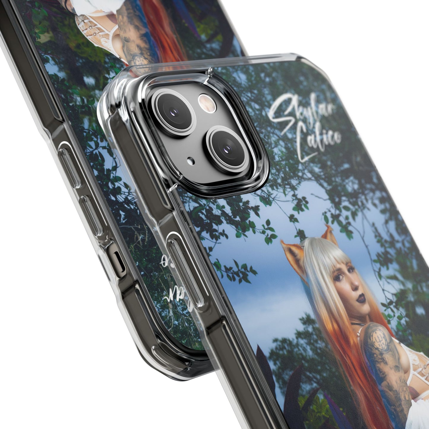 White Fox MagSafe iPhone Case