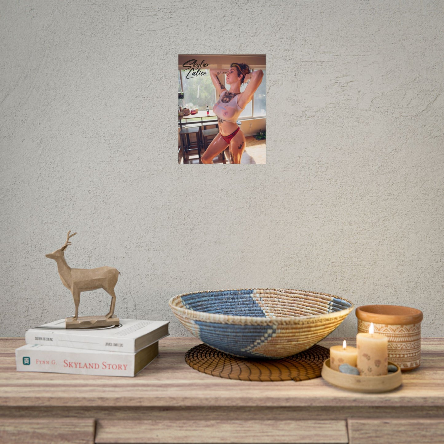 Wet Tee shirt Rolled Posters