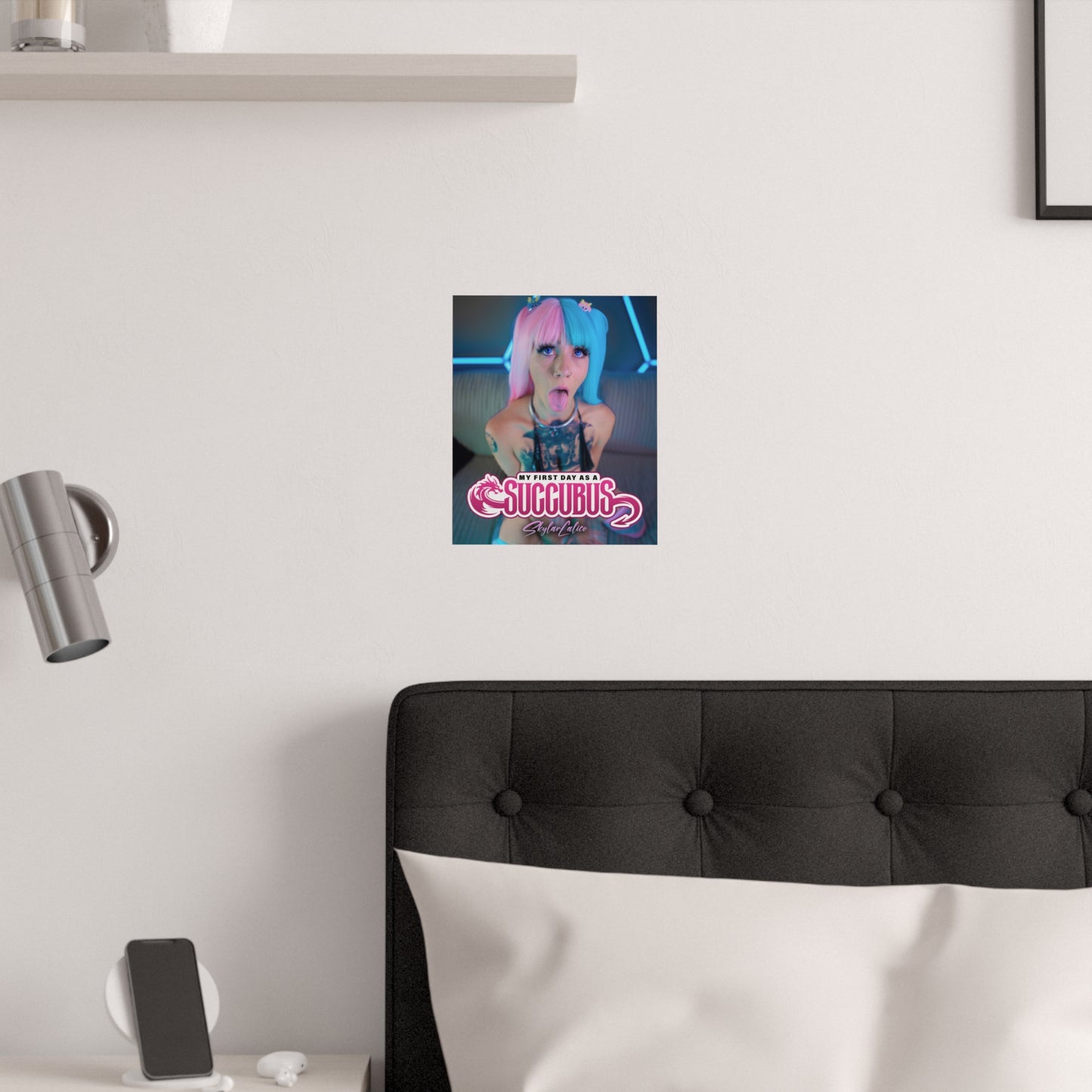 My First Day as a Succubus Satin Posters