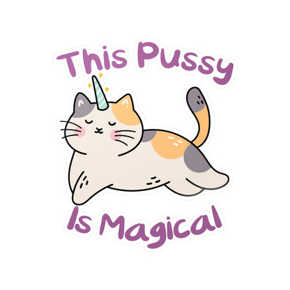 Magic Cat Kiss-Cut Vinyl Decals