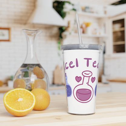 Incel Tears Plastic Tumbler with Straw