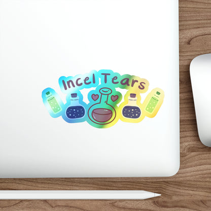 Incel Tears Holographic Die-cut Stickers