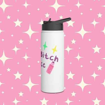 Dumb Bitch Juice Stainless Steel Water Bottle with Standard Lid