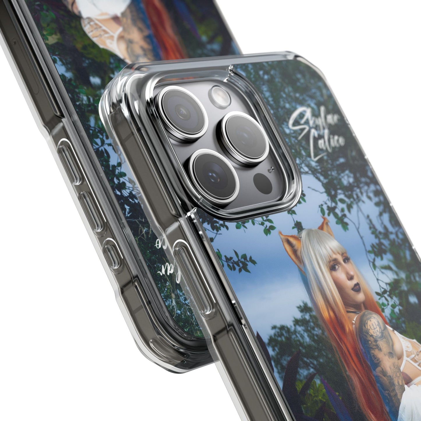 White Fox MagSafe iPhone Case