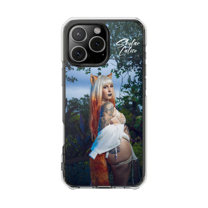 White Fox MagSafe iPhone Case