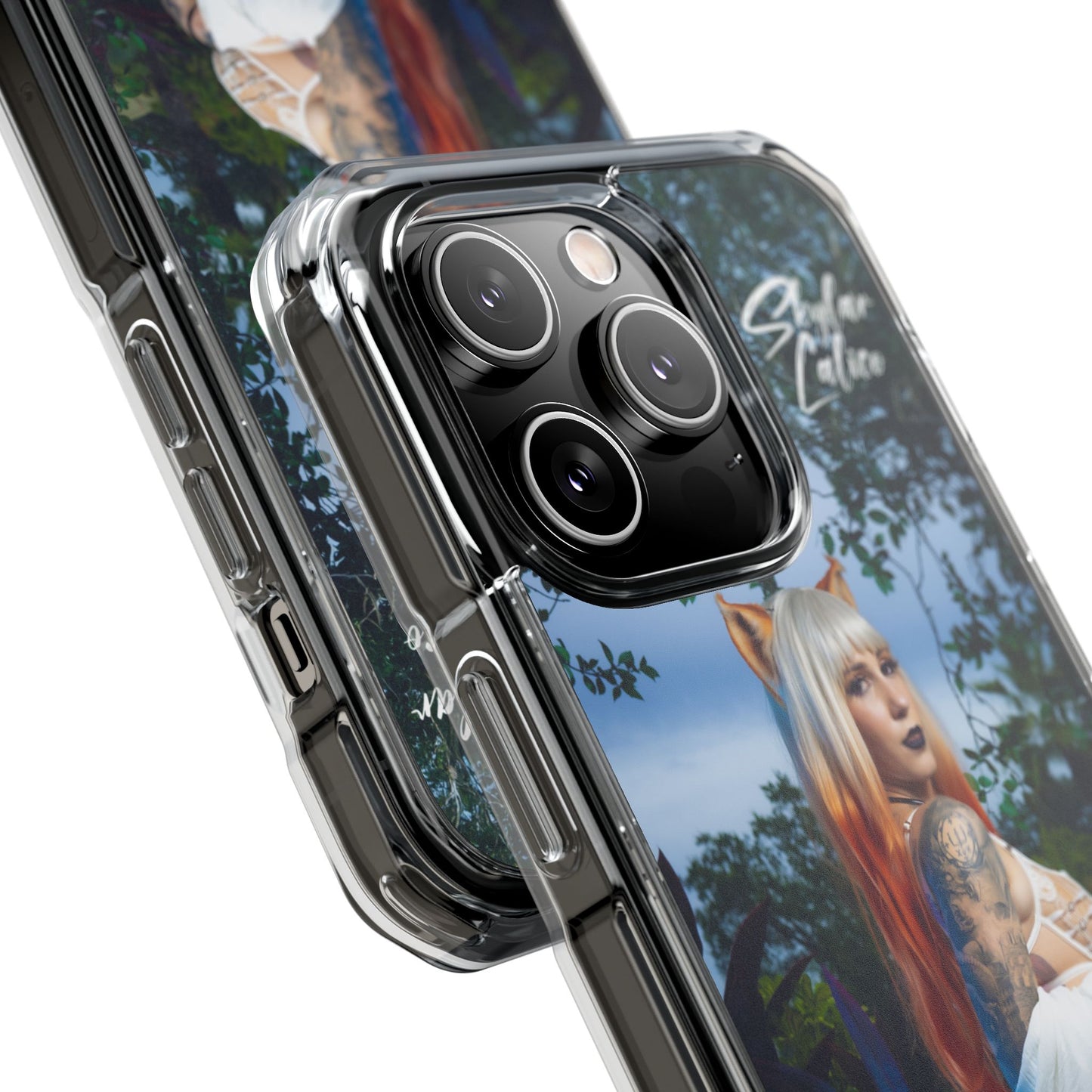 White Fox MagSafe iPhone Case