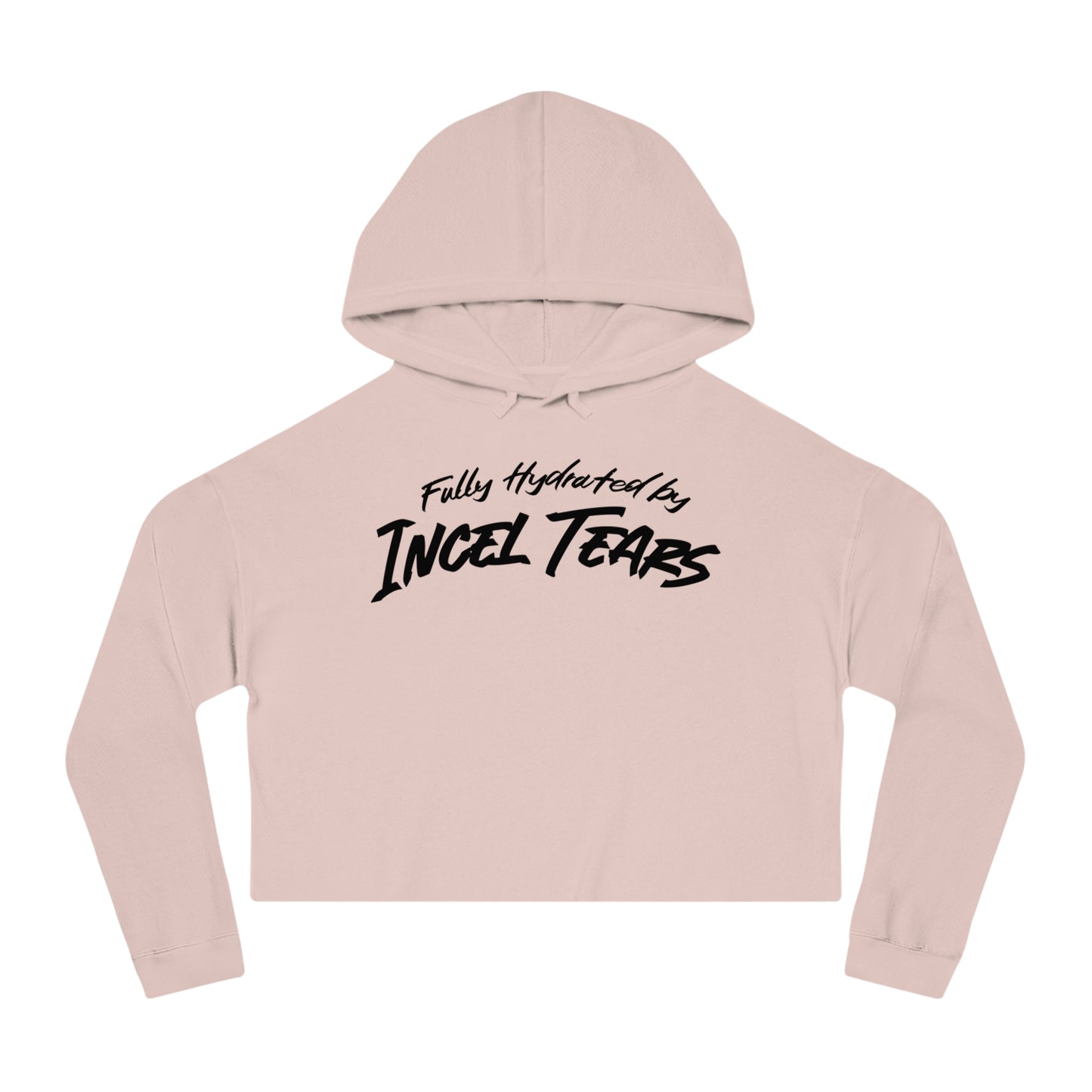 Incel Tears Cropped Hooded Sweatshirt