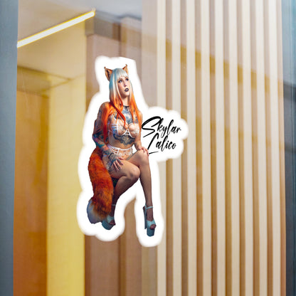 White Fox Vinyl stickers