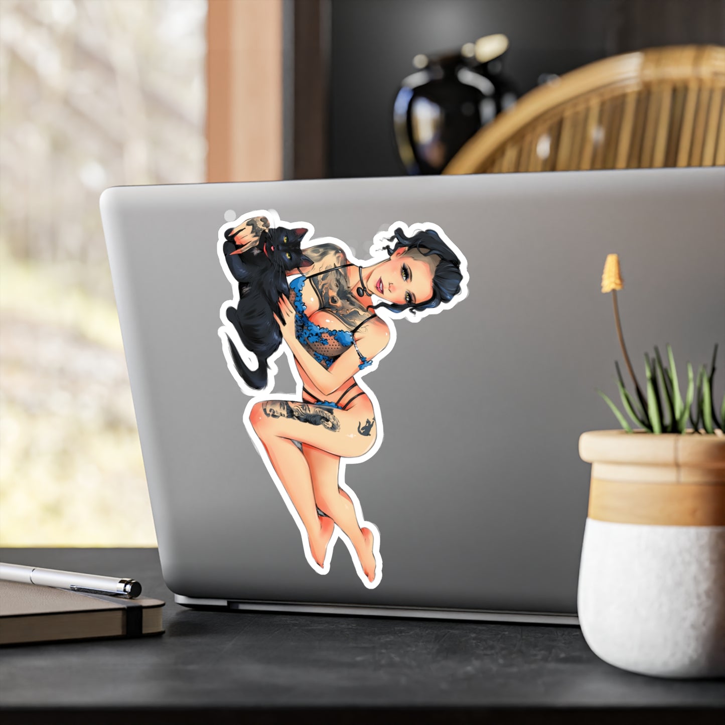 Inkblot and Skylar Kiss-Cut Vinyl Sticker