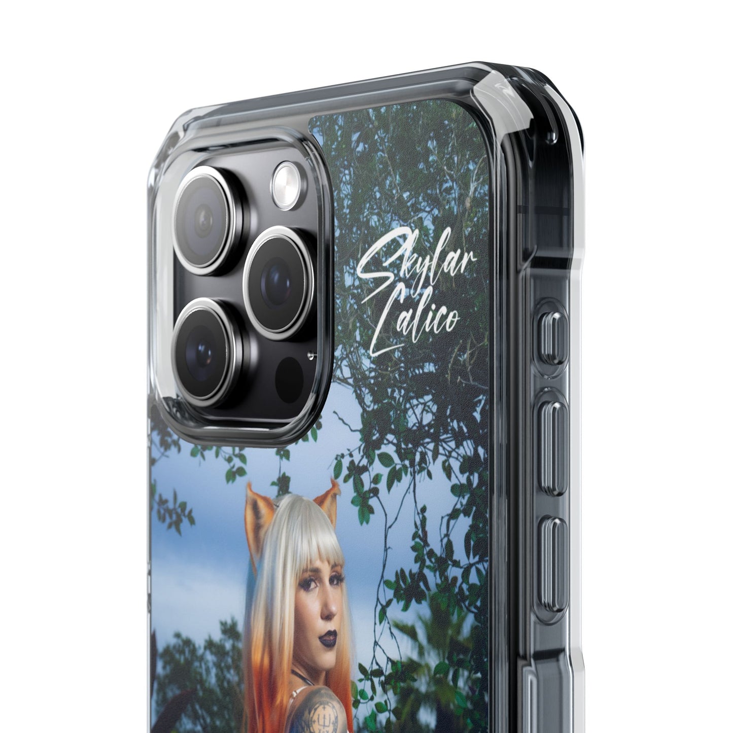 White Fox MagSafe iPhone Case